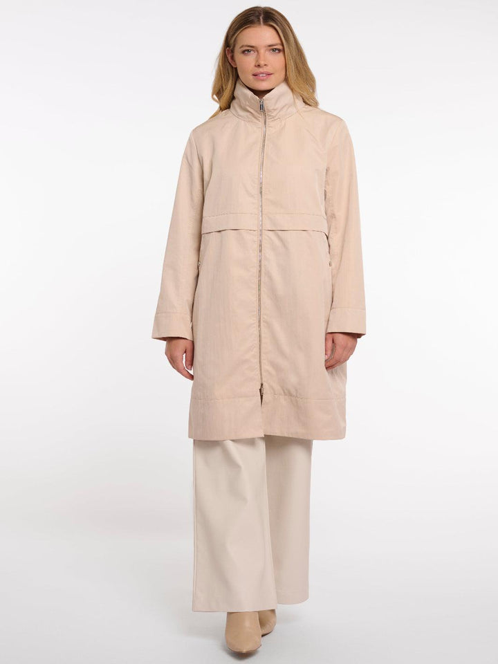 Rino & Pelle Darren Parka Jacket In Oat-Nicola Ross