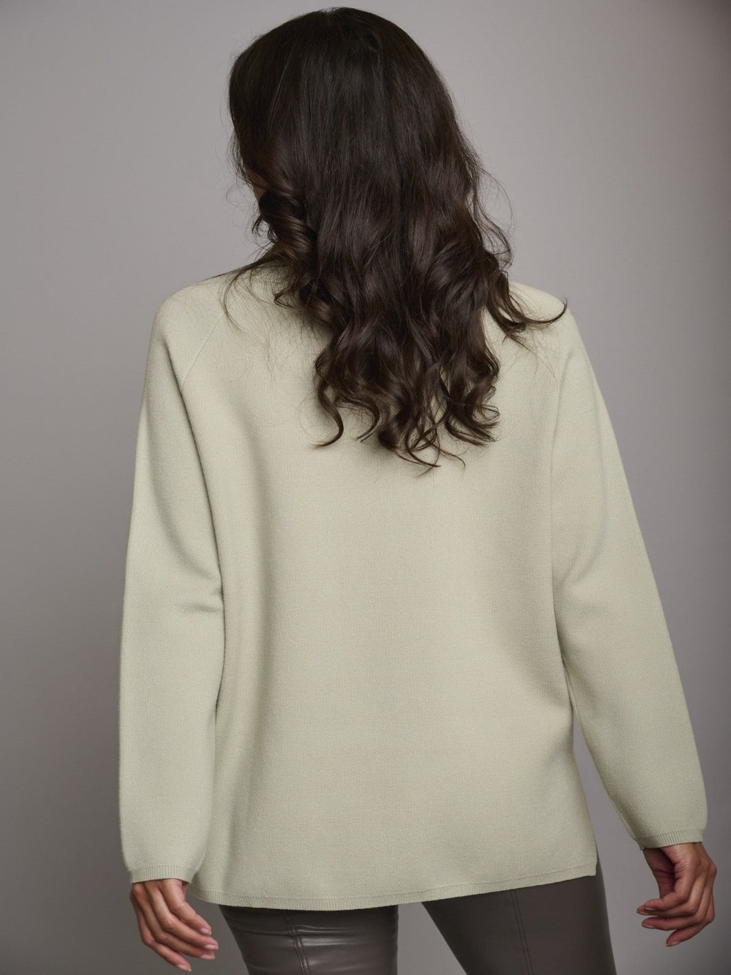 Rino & Pelle Dinty Sweater In Sage-Nicola Ross