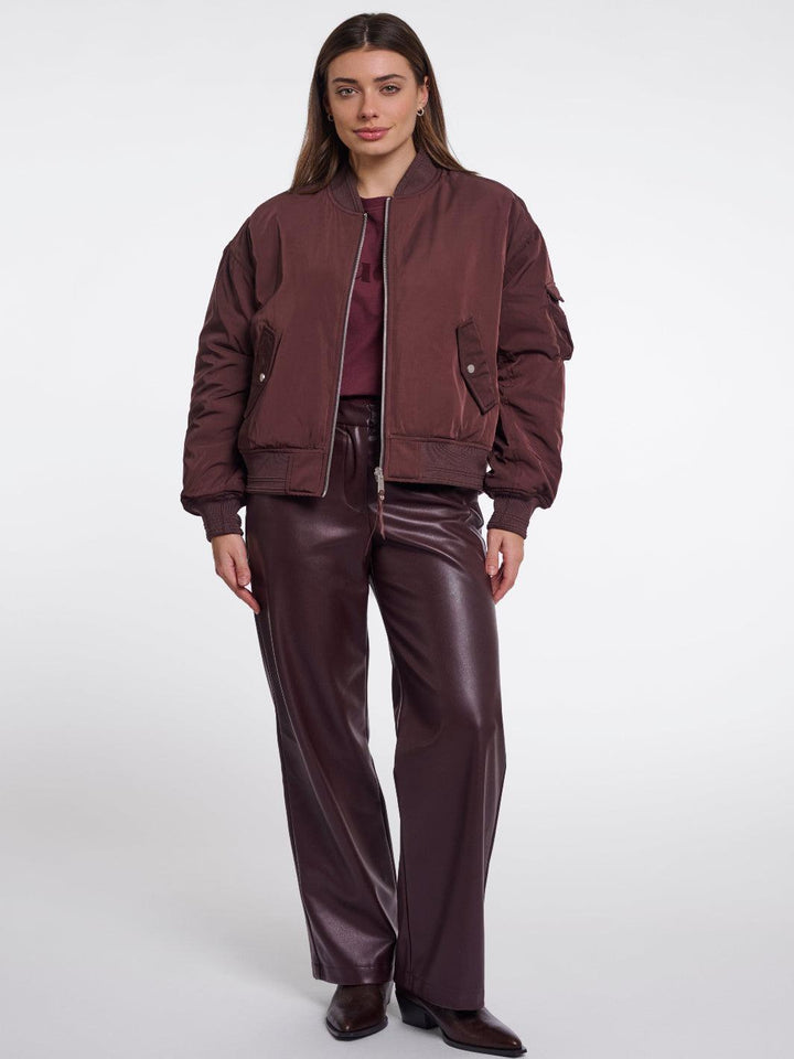 Rino & Pelle Djenna Bomber Jacket In Brown-Nicola Ross