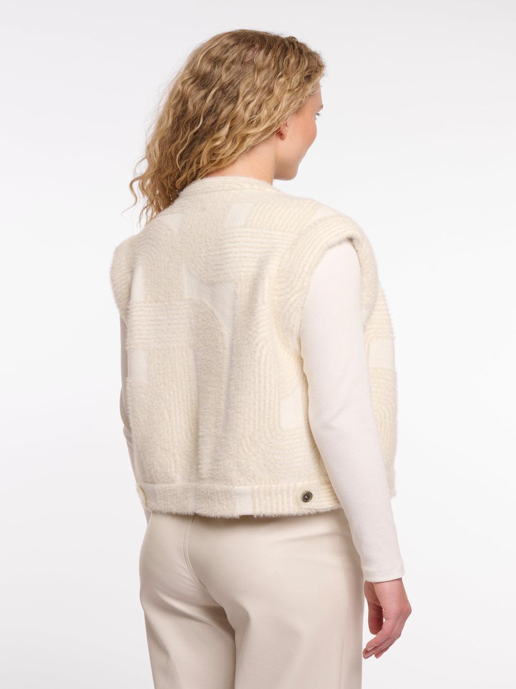 Rino & Pelle Elona Waistcoat In Birch Print-Nicola Ross