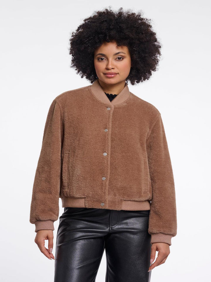 Rino & Pelle Felix Bomber Jacket In Brown-Nicola Ross