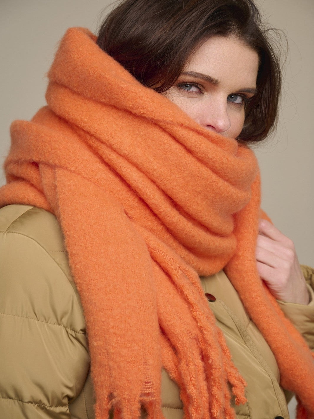 Rino & Pelle Gella Scarf In Fire-Nicola Ross