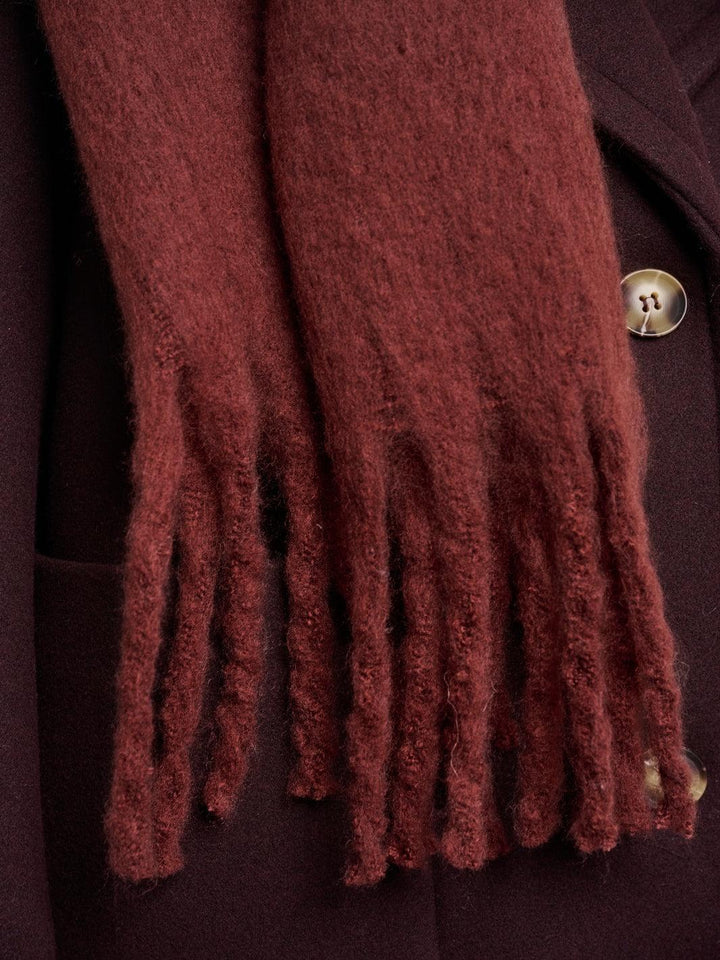 Rino & Pelle Gella Soft Scarf in Sangria-Nicola Ross