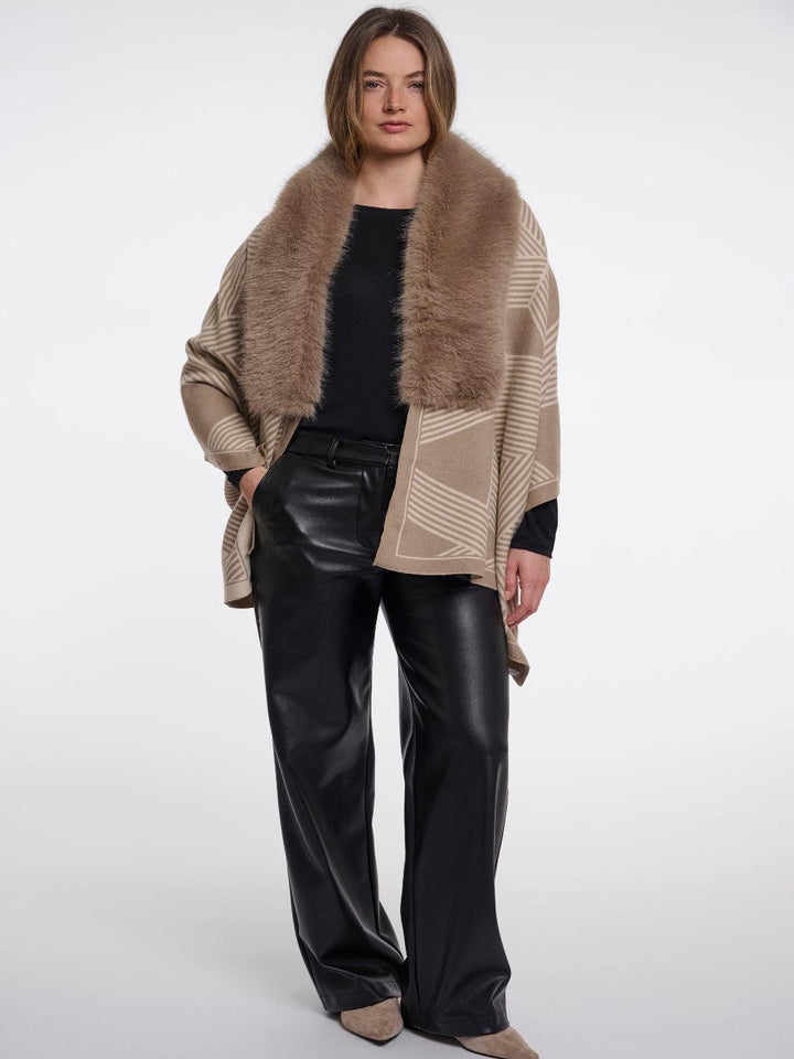 Rino & Pelle Hanley Cape In Birch Toffee-Nicola Ross