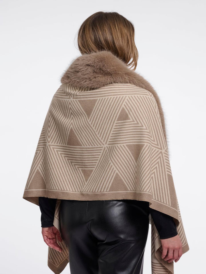 Rino & Pelle Hanley Cape In Birch Toffee-Nicola Ross