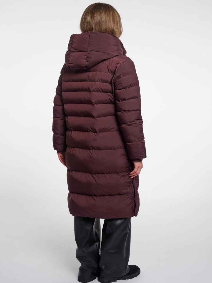 Rino & Pelle Hudson Padded Coat In Fudge-Nicola Ross