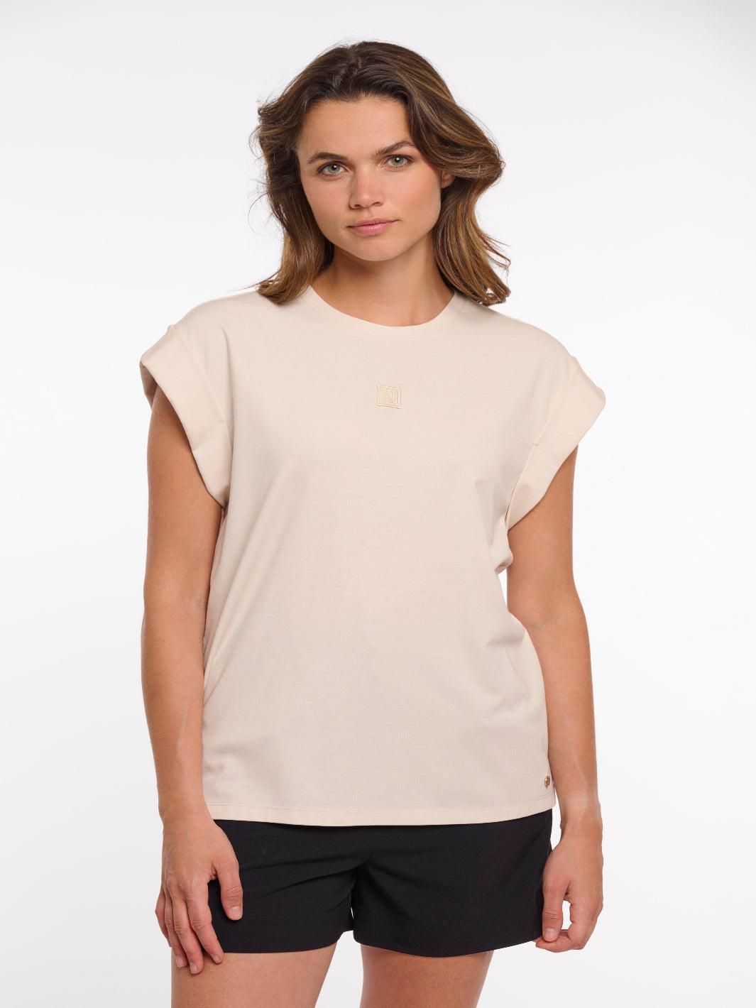 Rino & Pelle Ilana Sleeveless Top In Birch-Nicola Ross