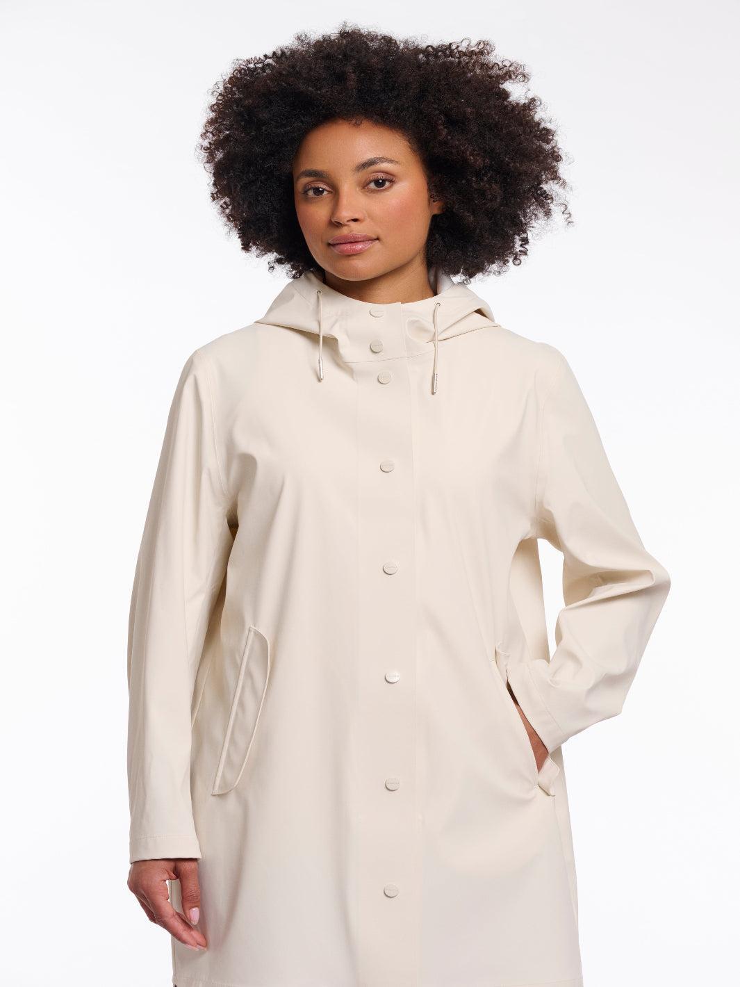 Rino & Pelle Ize Raincoat In Birch-Nicola Ross