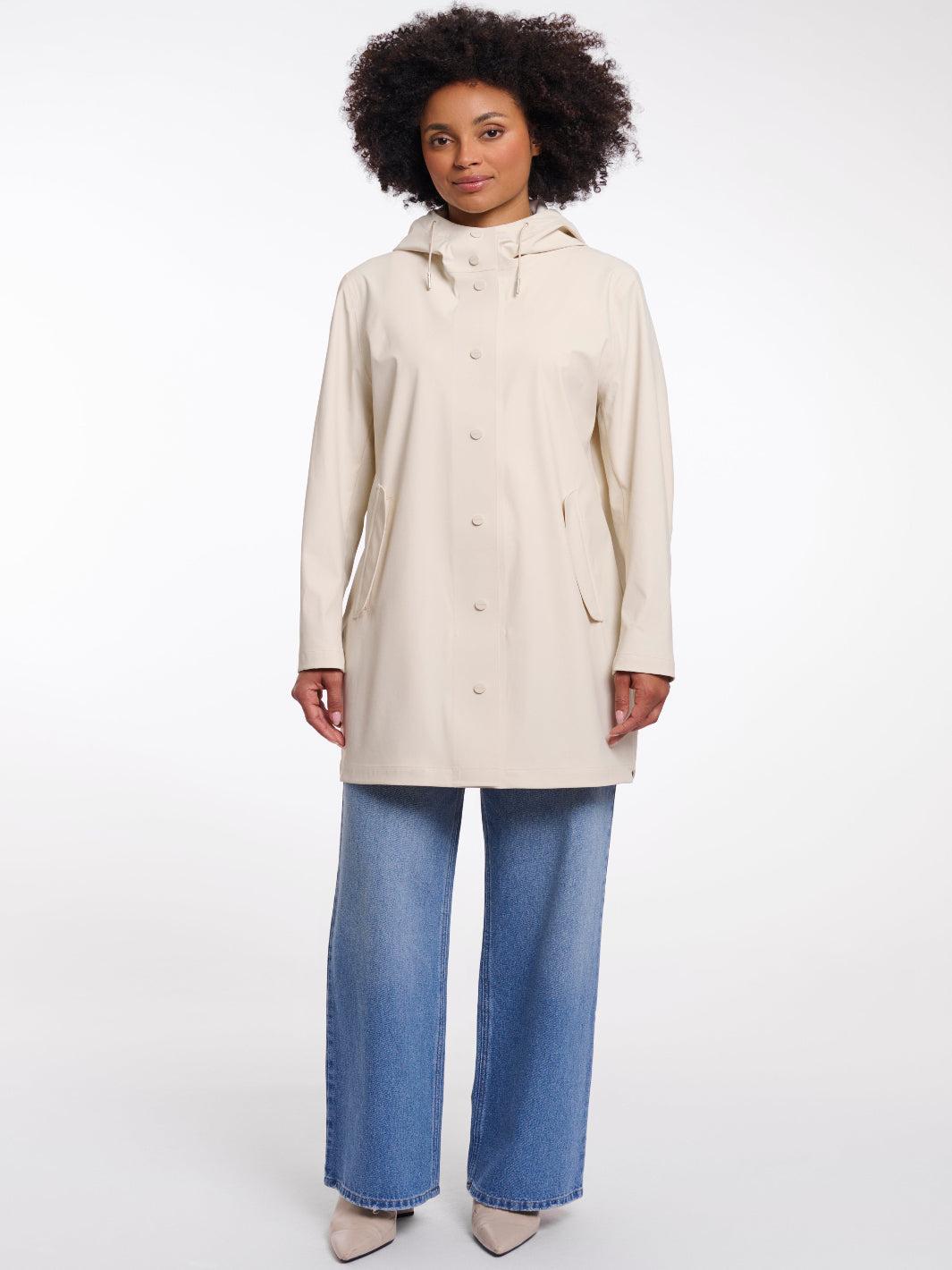 Rino & Pelle Ize Raincoat In Birch-Nicola Ross