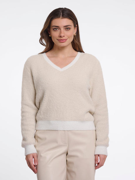 Rino & Pelle Keath Pullover Knit In Birch-Nicola Ross