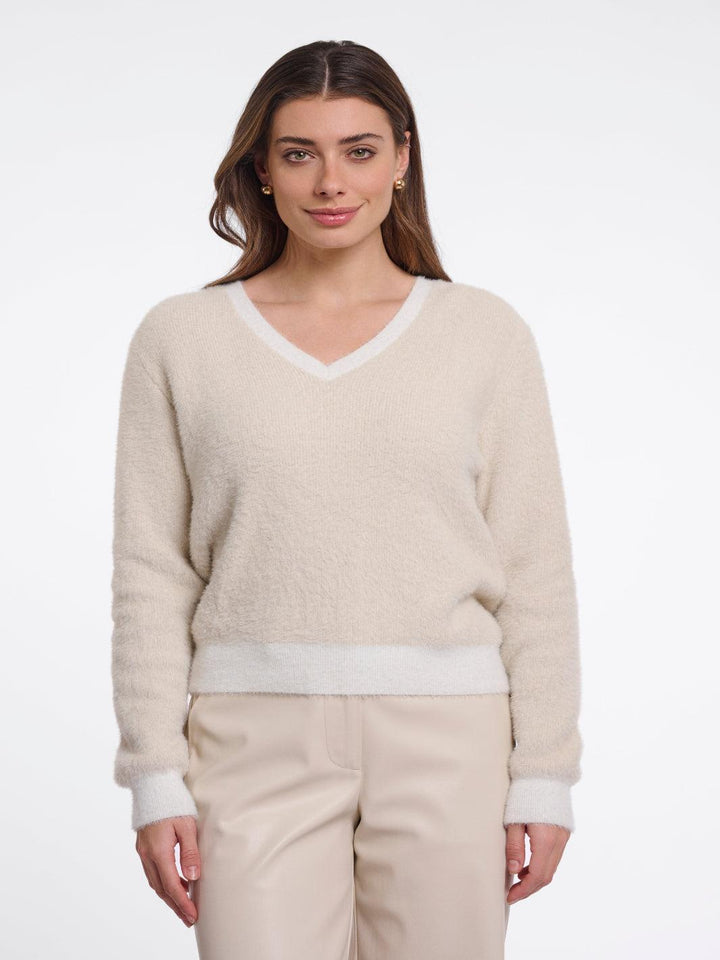 Rino & Pelle Keath Pullover Knit In Birch-Nicola Ross