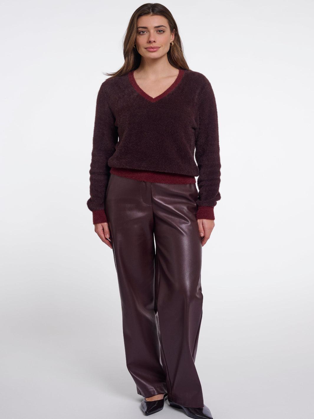 Rino & Pelle Keath Pullover Knit In Brown-Nicola Ross
