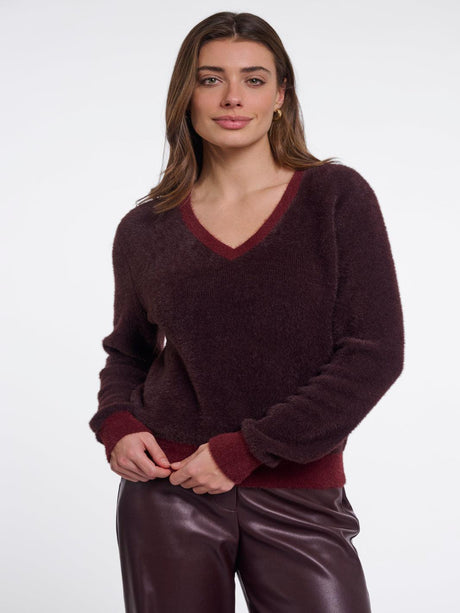 Rino & Pelle Keath Pullover Knit In Brown-Nicola Ross