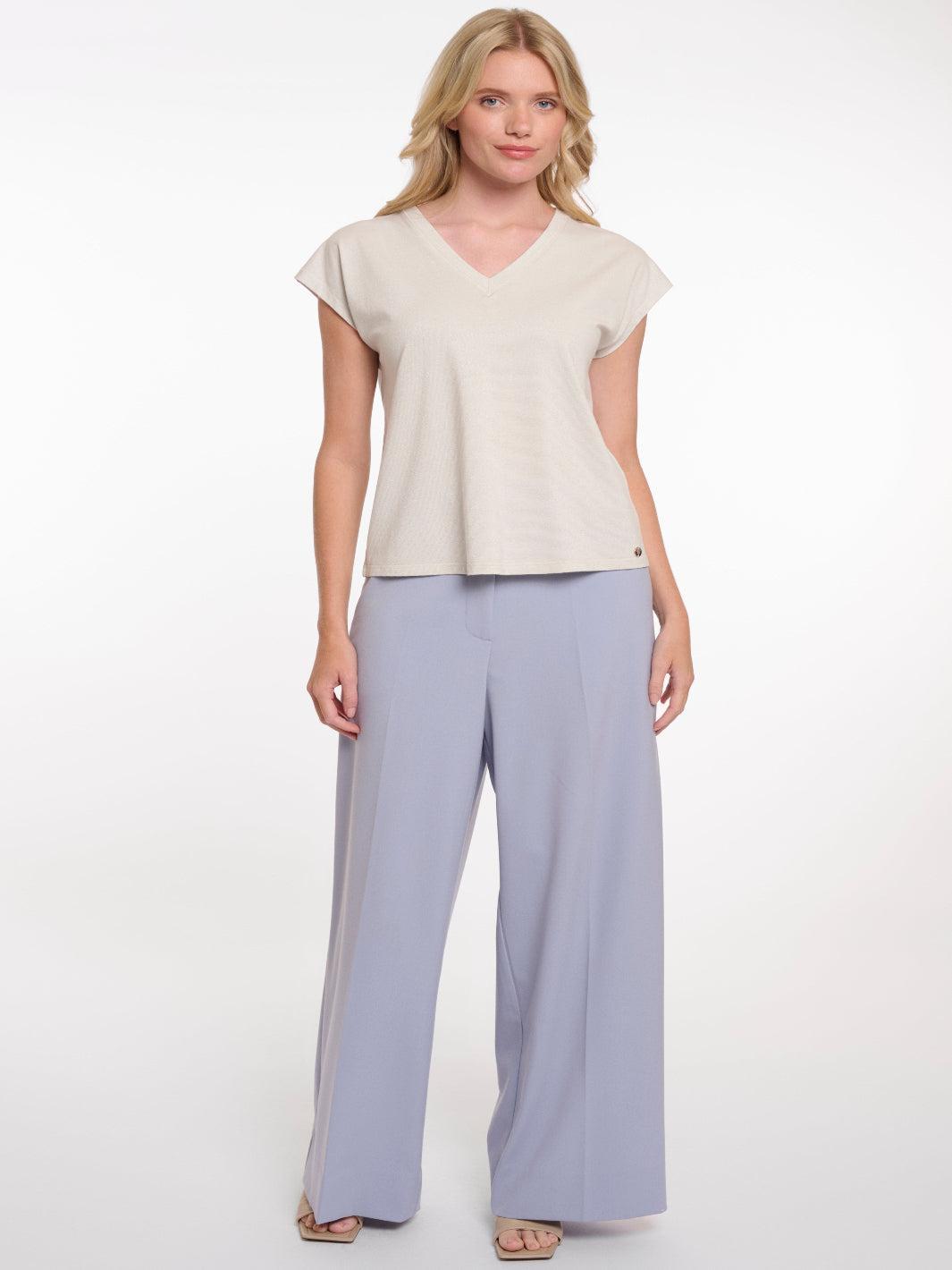 Rino & Pelle Kristel Top In White-Nicola Ross