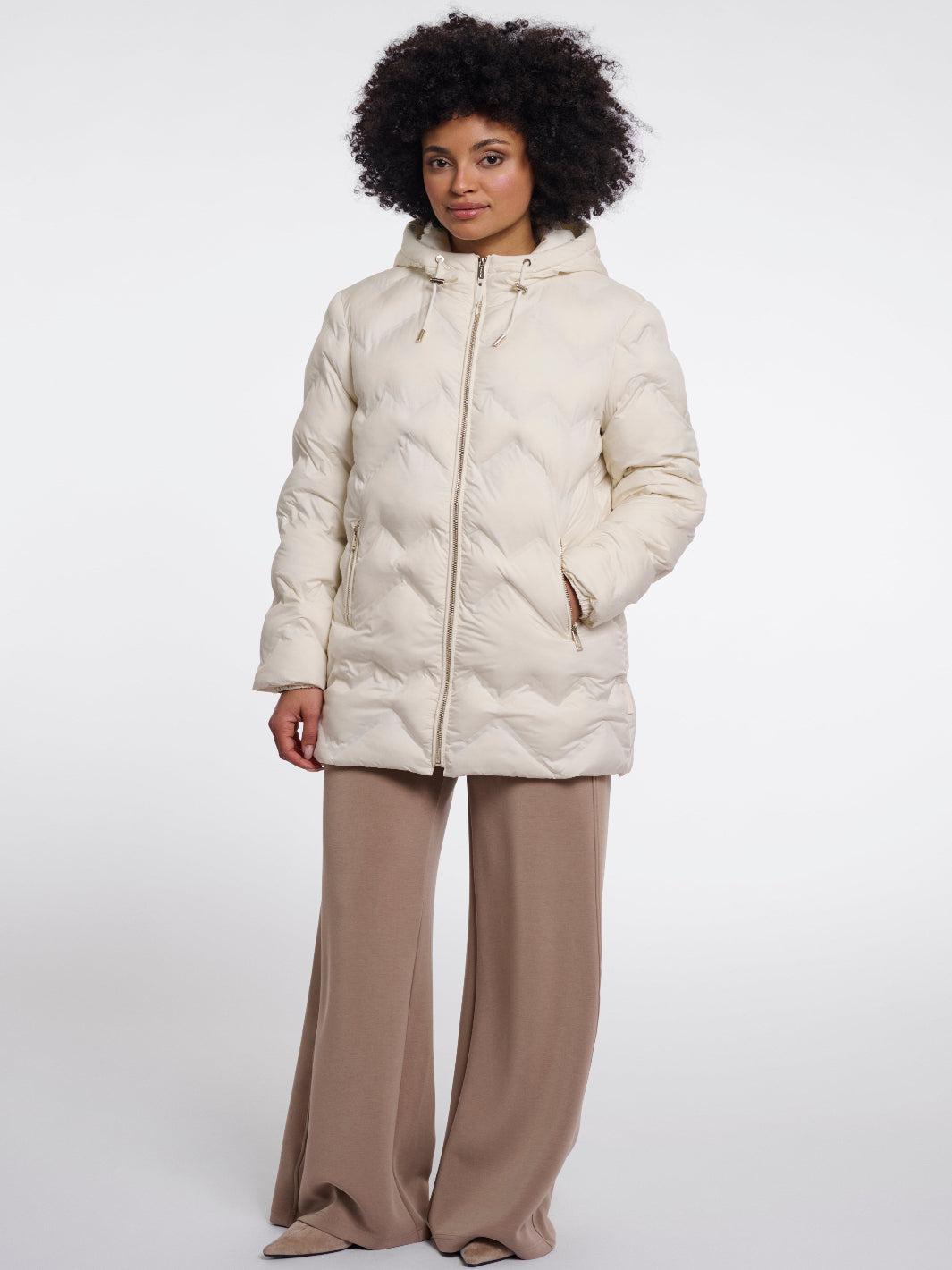 Rino & Pelle Marcelle Coat In Birch-Nicola Ross