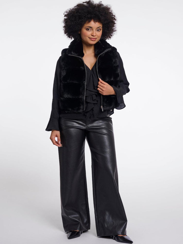 Rino & Pelle May Waistcoat In Black-Nicola Ross