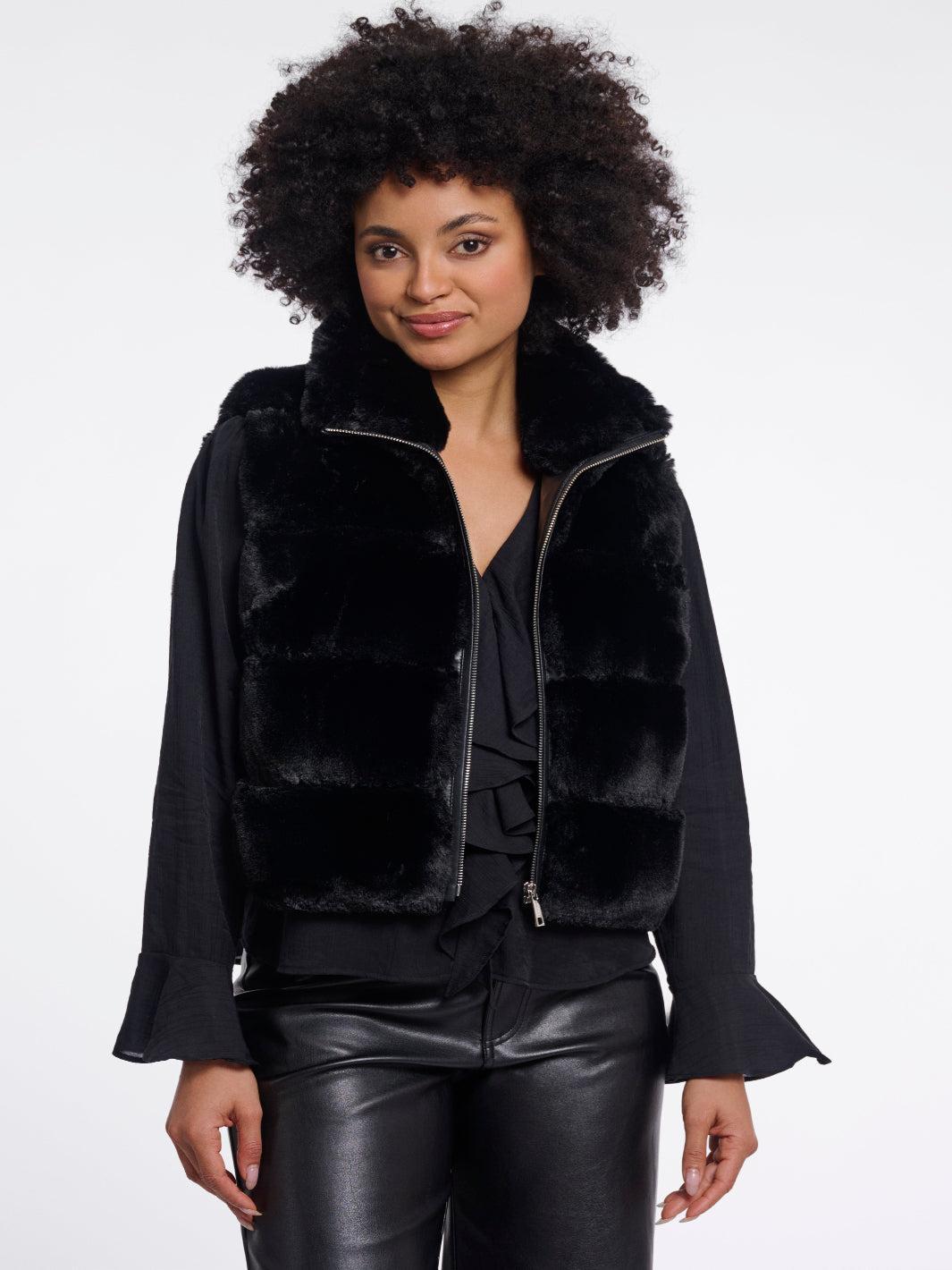 Rino & Pelle May Waistcoat In Black-Nicola Ross