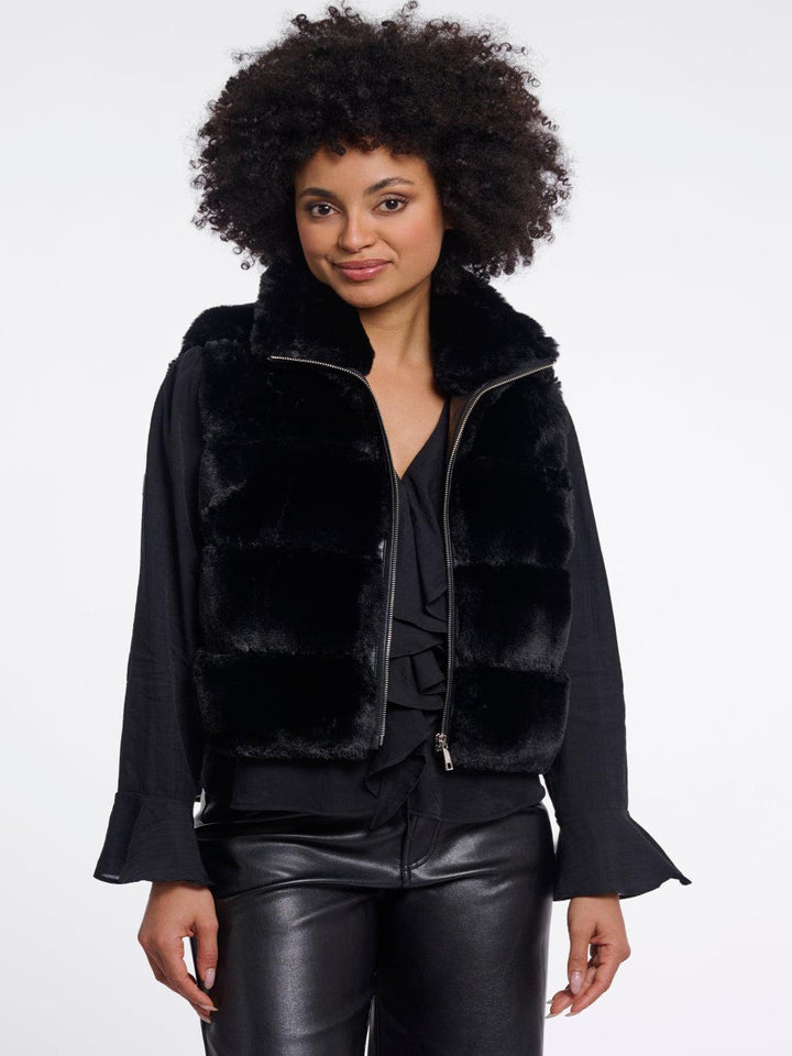 Rino & Pelle May Waistcoat In Black-Nicola Ross