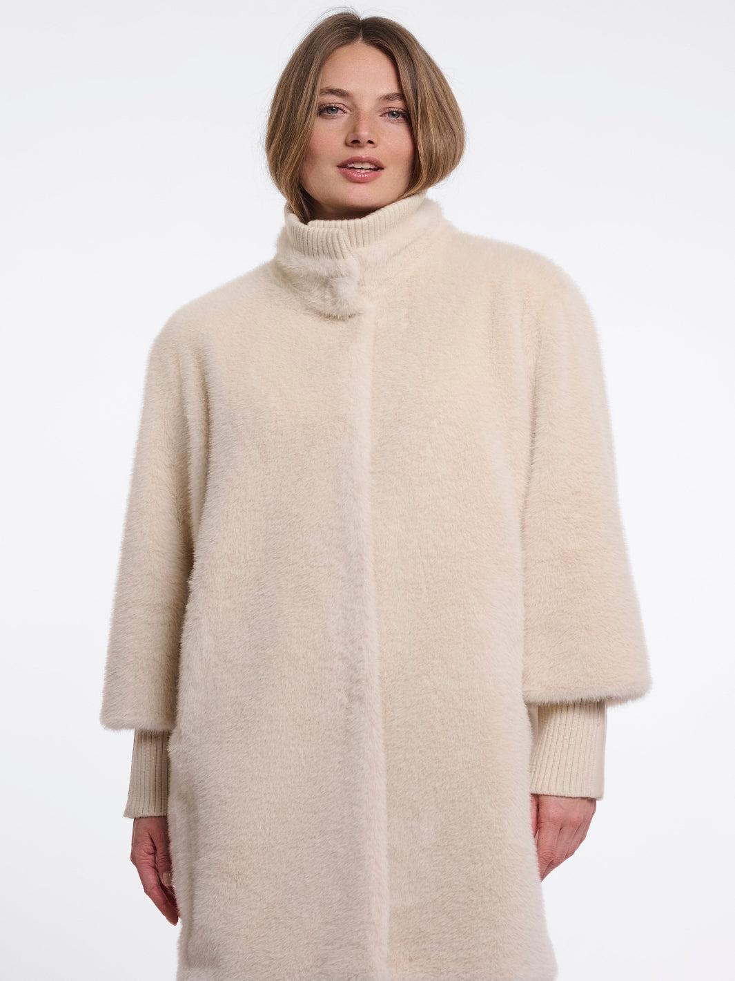 Rino & Pelle Pilar Coat In Birch-Nicola Ross