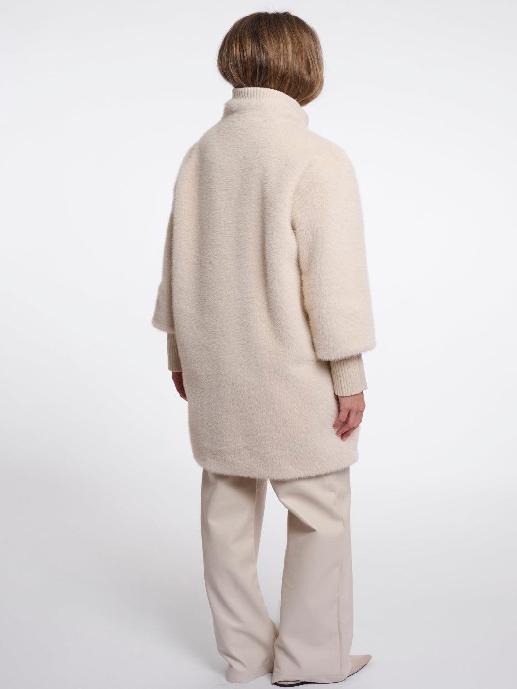 Rino & Pelle Pilar Coat In Birch-Nicola Ross