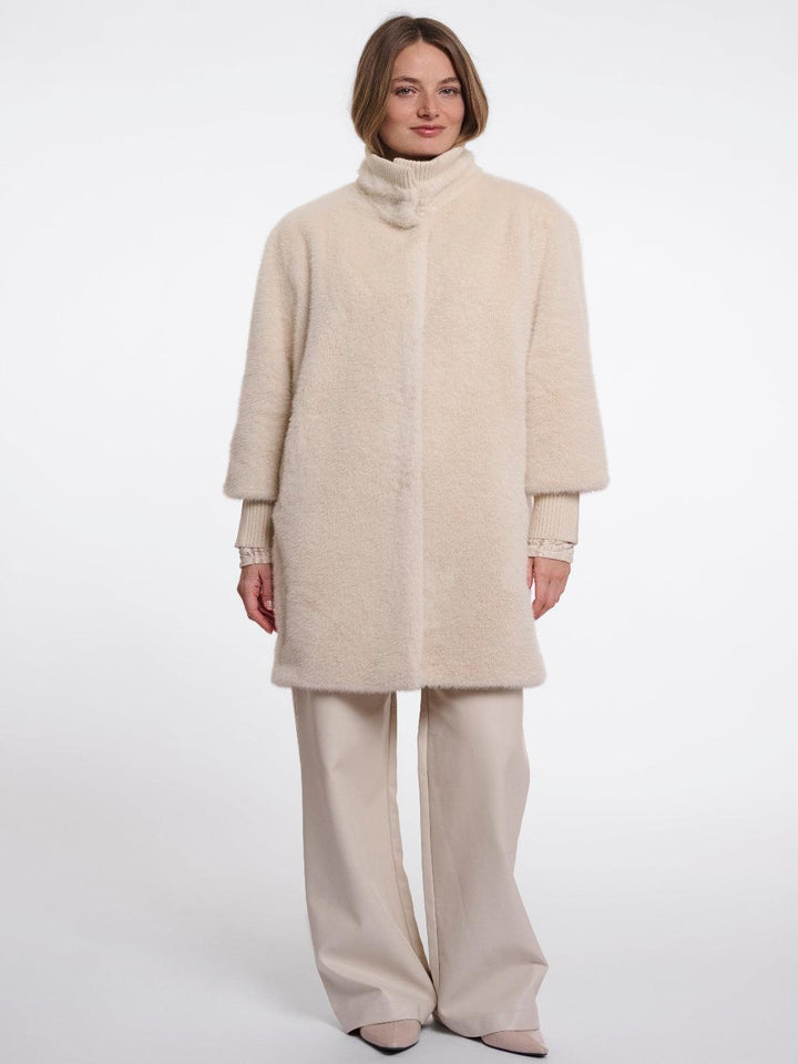 Rino & Pelle Pilar Coat In Birch-Nicola Ross