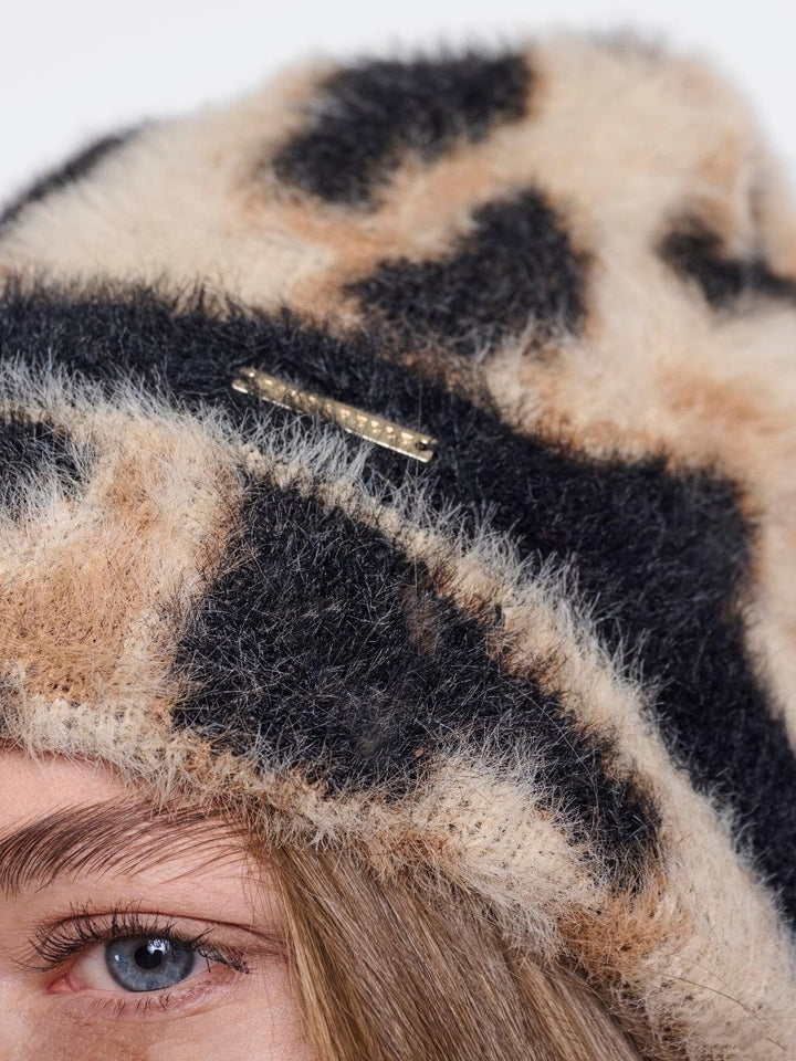 Rino & Pelle Raaza Hat In Leopard Print
