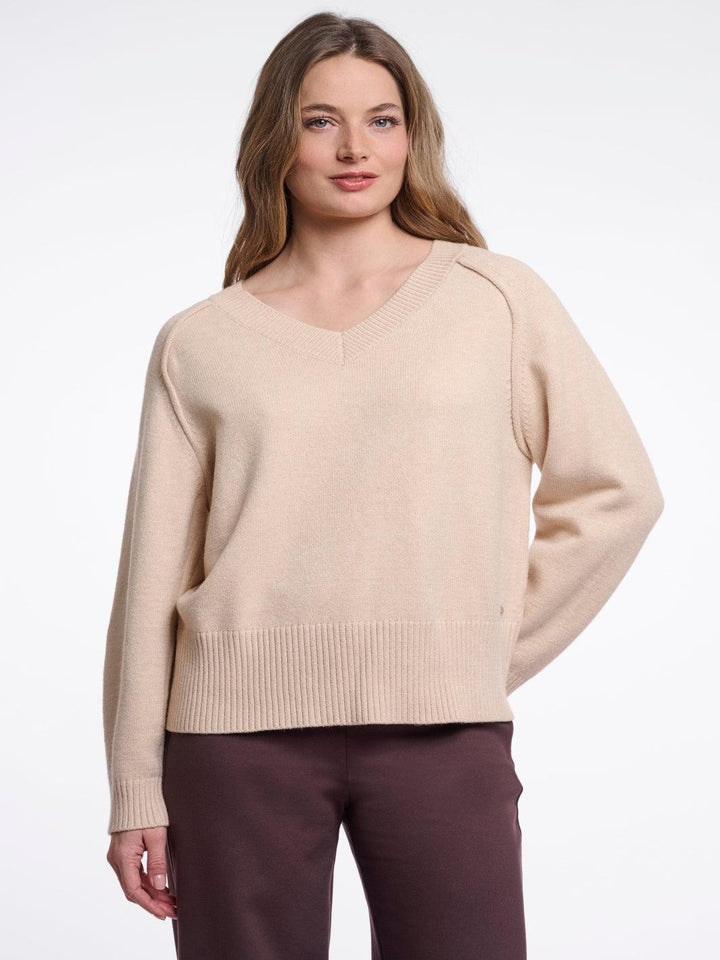 Rino & Pelle Riana Knit Jumper In Oat-Nicola Ross