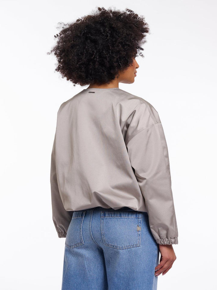 Rino & Pelle Siem Blouson Jacket In Grey-Nicola Ross
