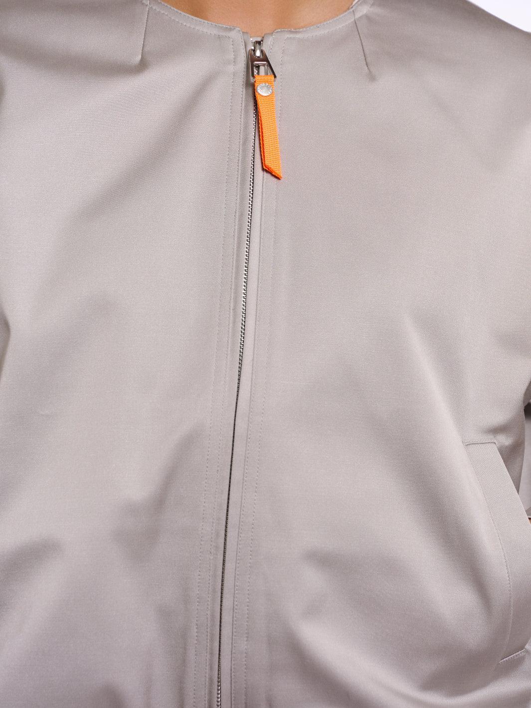 Rino & Pelle Siem Blouson Jacket In Grey-Nicola Ross
