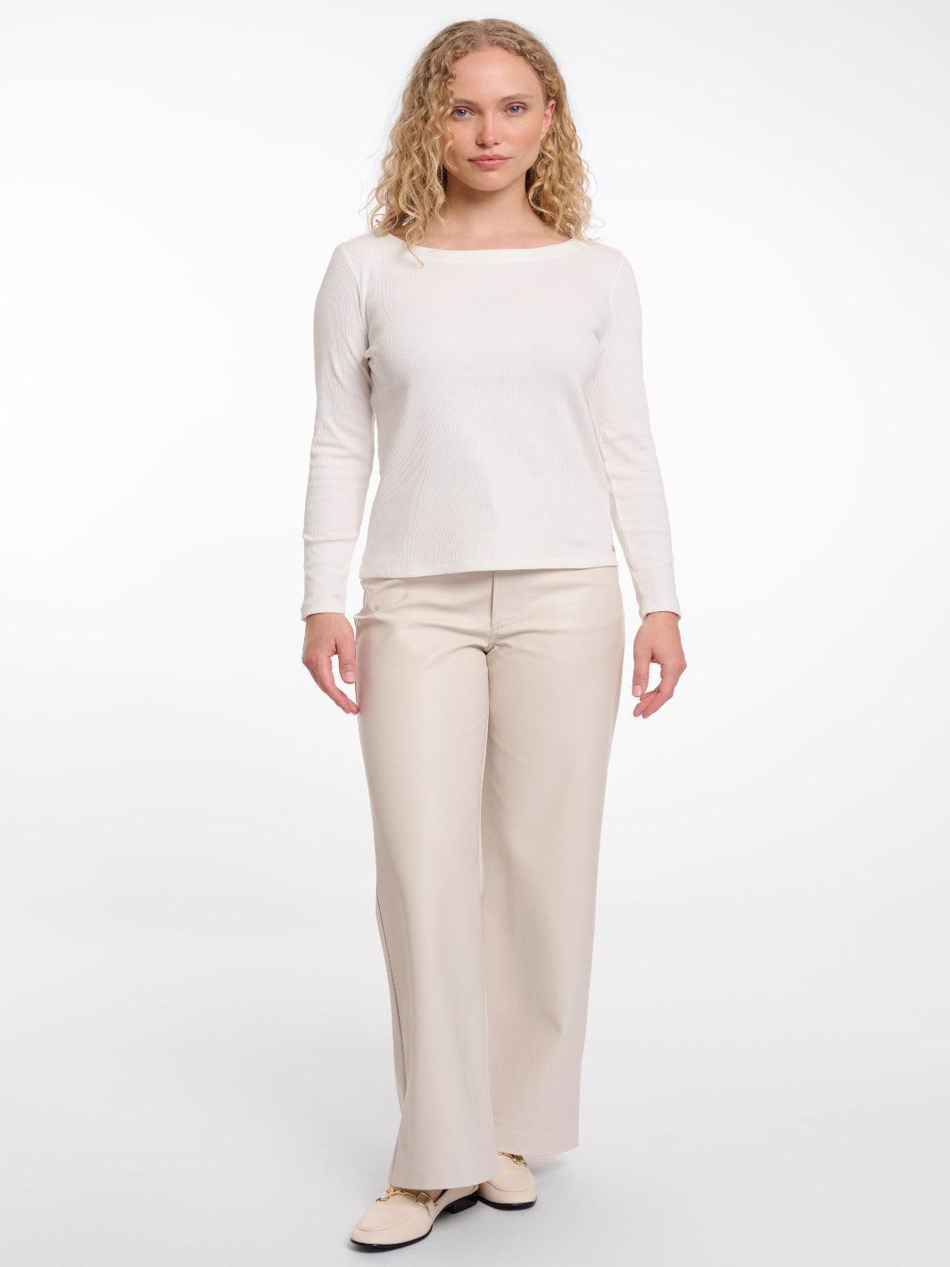 Rino & Pelle Sienna Top In White-Nicola Ross