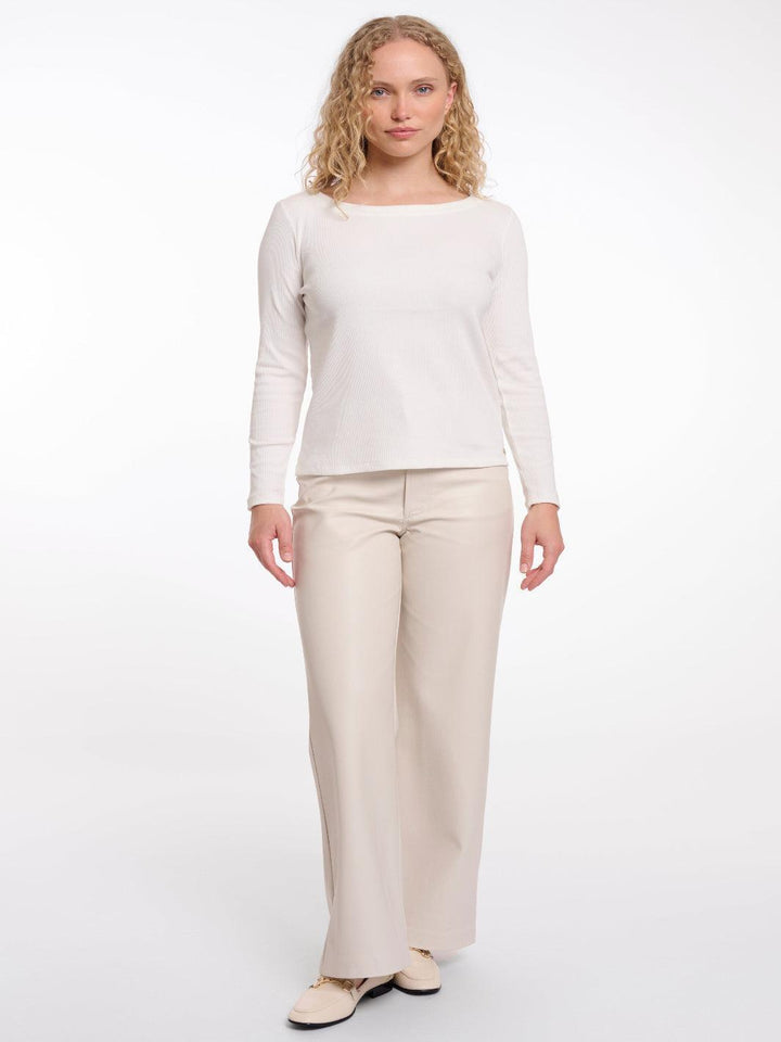 Rino & Pelle Sienna Top In White-Nicola Ross