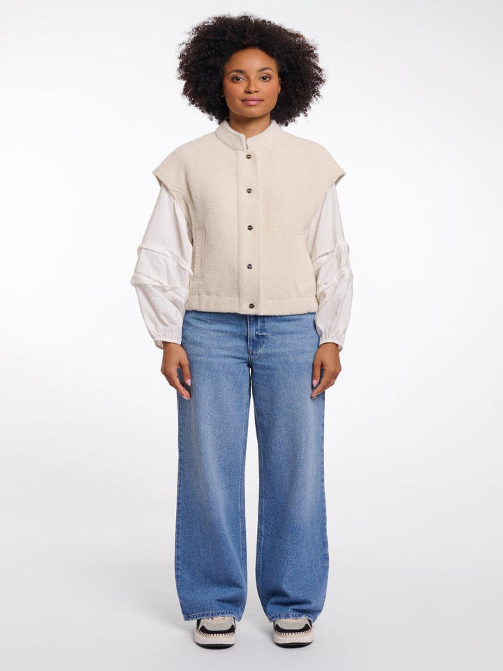 Rino & Pelle Teuntje Waistcoat In Birch-Nicola Ross