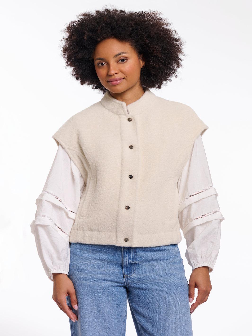 Rino & Pelle Teuntje Waistcoat In Birch – Nicola Ross