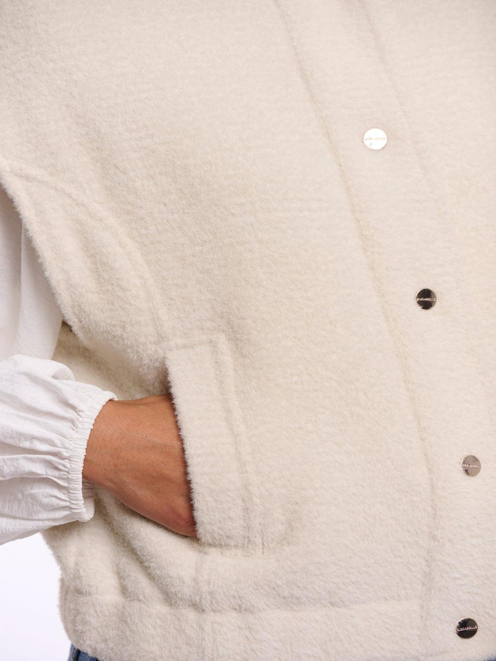 Rino & Pelle Teuntje Waistcoat In Birch-Nicola Ross