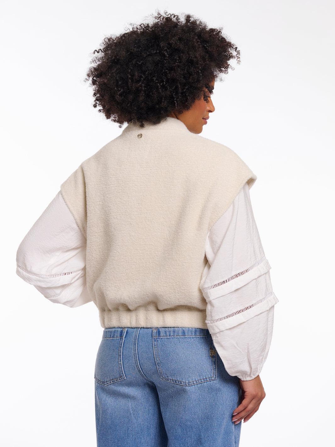 Rino & Pelle Teuntje Waistcoat In Birch-Nicola Ross