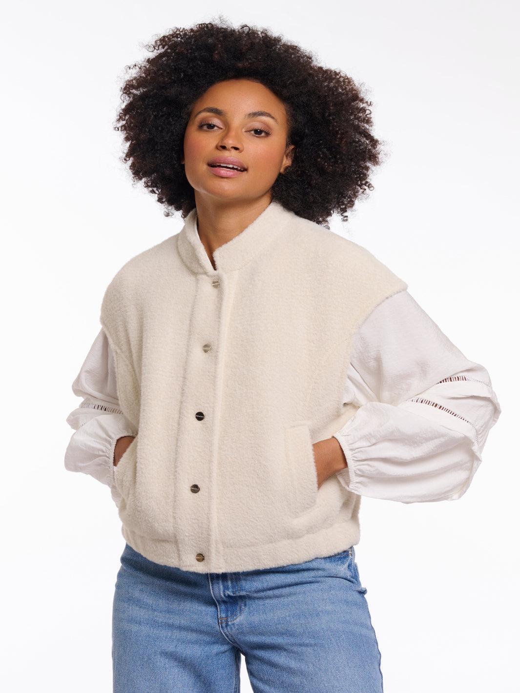 Rino & Pelle Teuntje Waistcoat In Birch-Nicola Ross