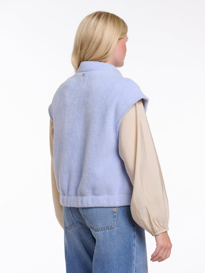 Rino & Pelle Teuntje Waistcoat In Light Blue-Nicola Ross