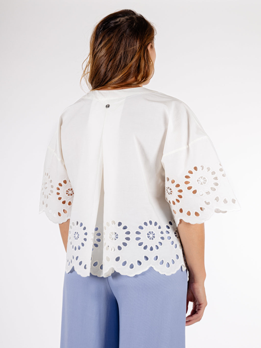 Rino & Pelle Trudy Blouse In White-Nicola Ross