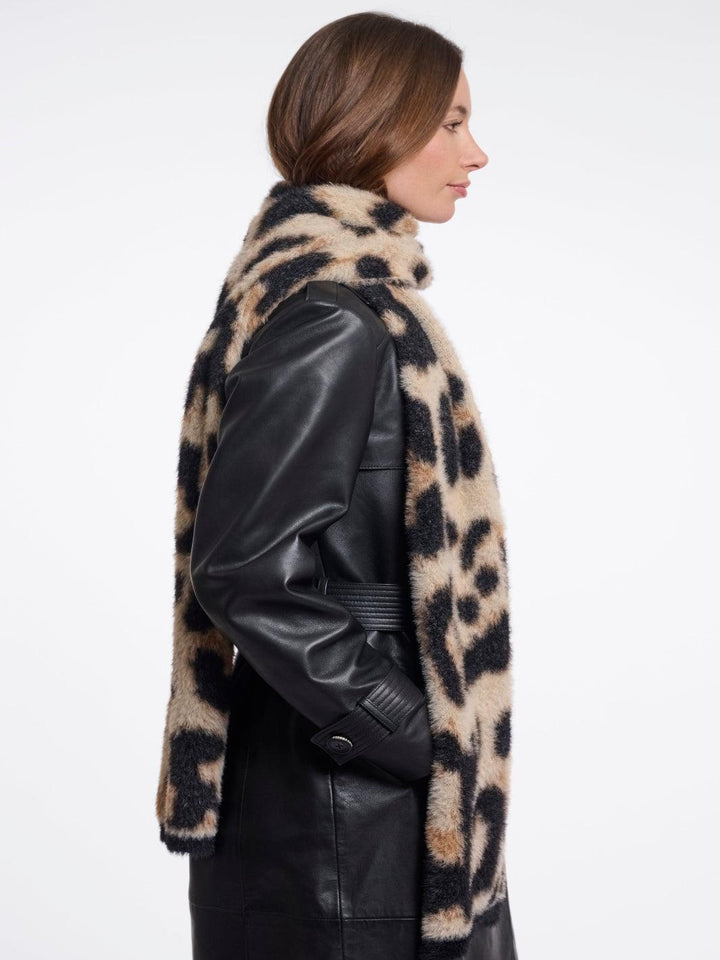 Rino & Pelle Tuli Soft Scarf in Leopard Print