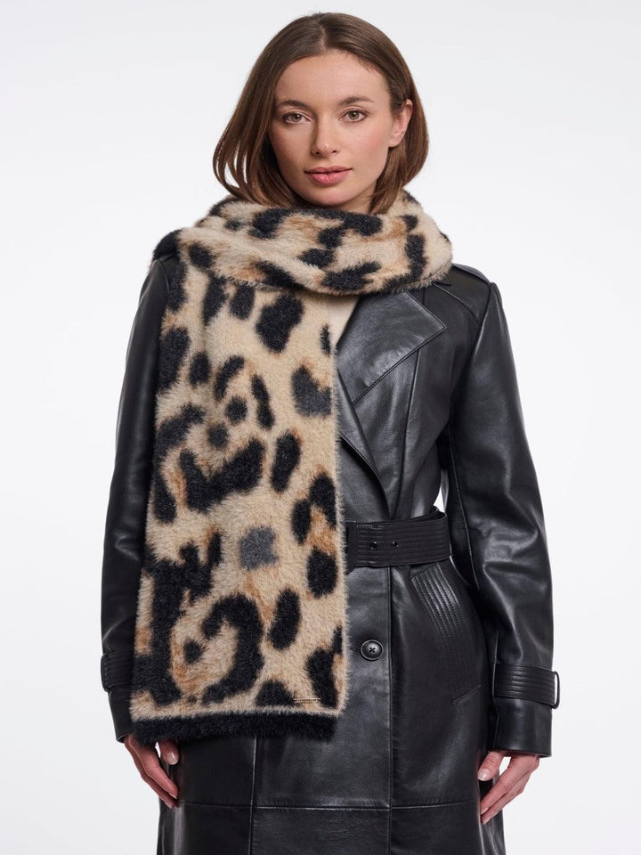 Rino & Pelle Tuli Soft Scarf in Leopard Print