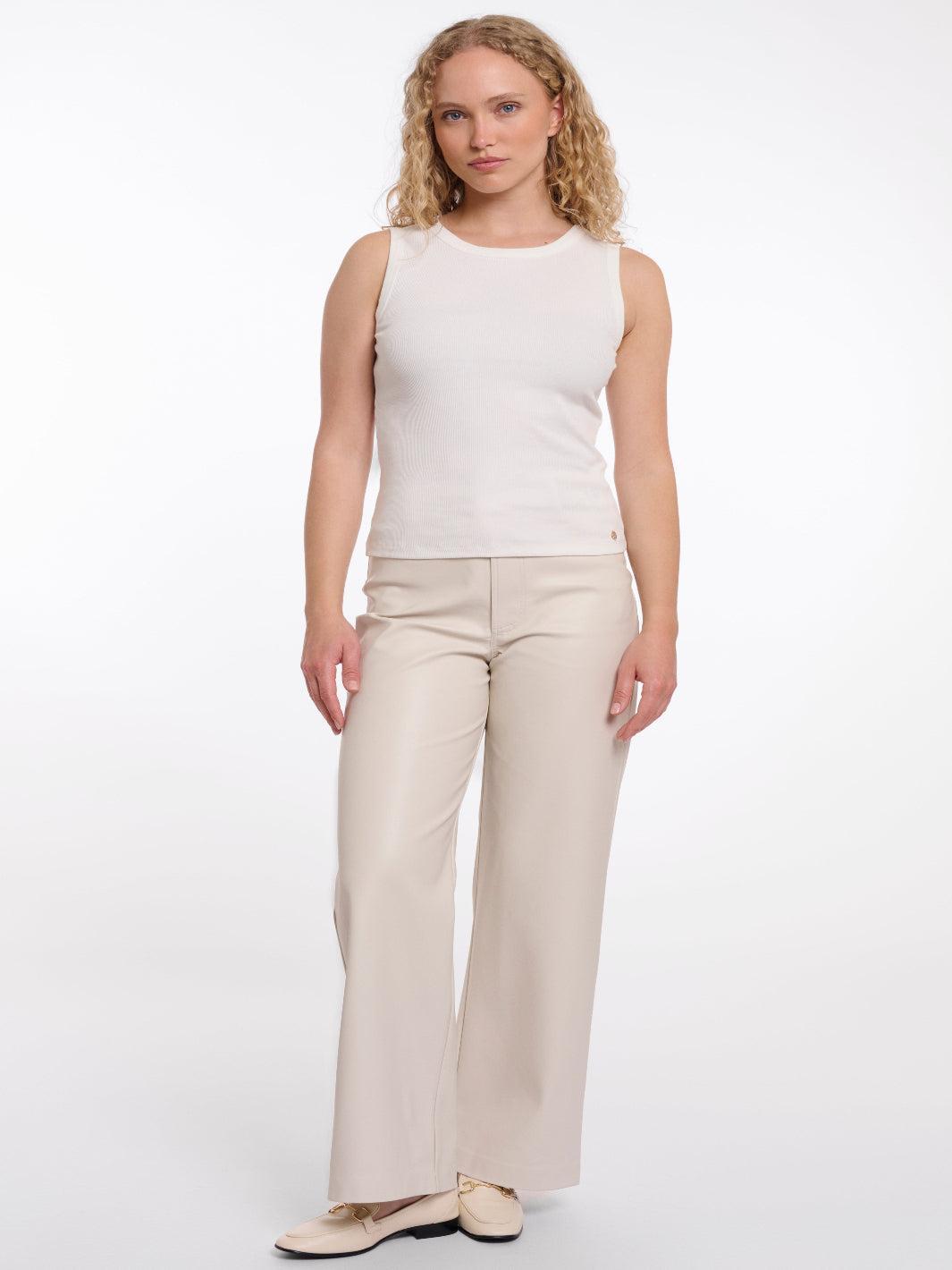 Rino & Pelle Uma Top In White-Nicola Ross
