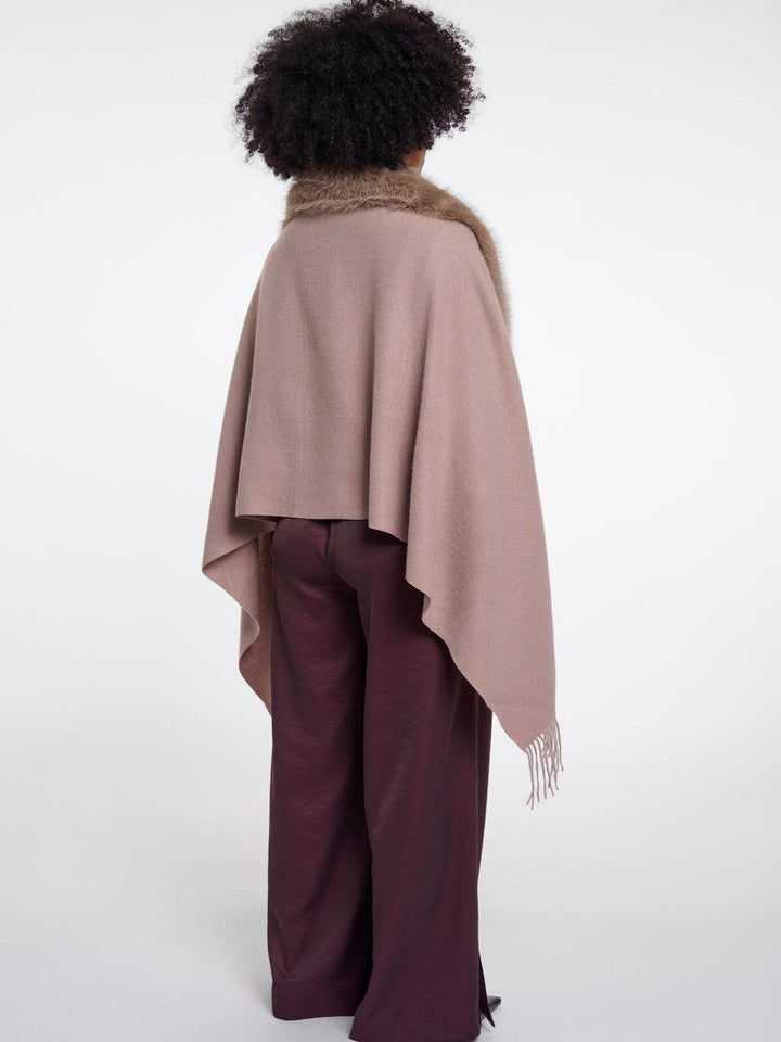 Rino & Pelle Wendy Cape In Mocha-Nicola Ross