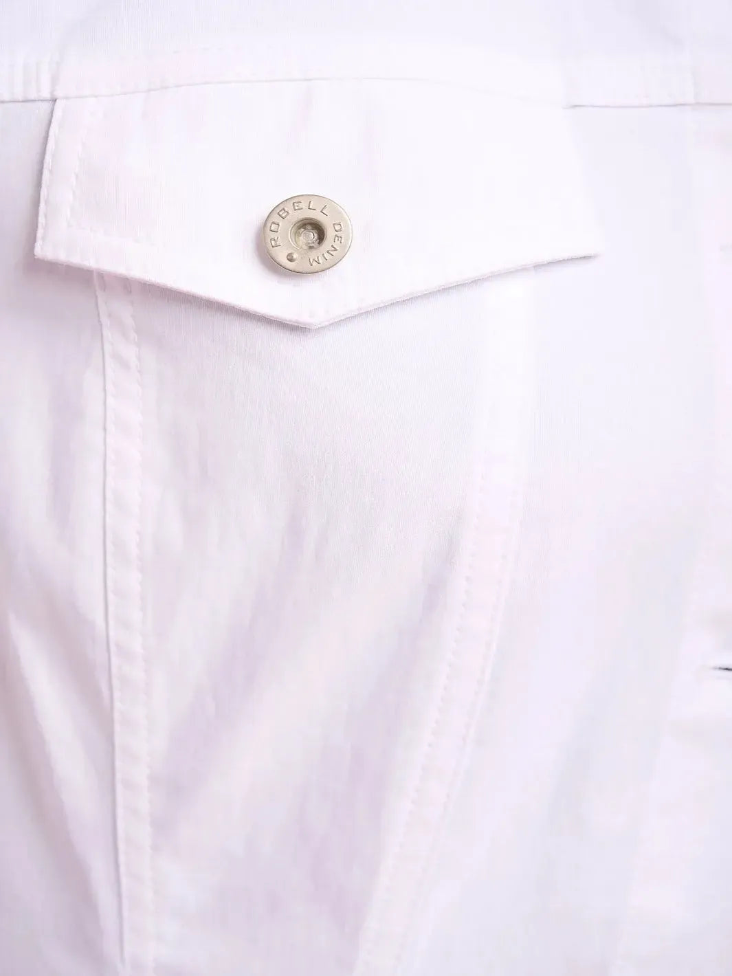 Robell Happy Jacket In White 57609-Nicola Ross