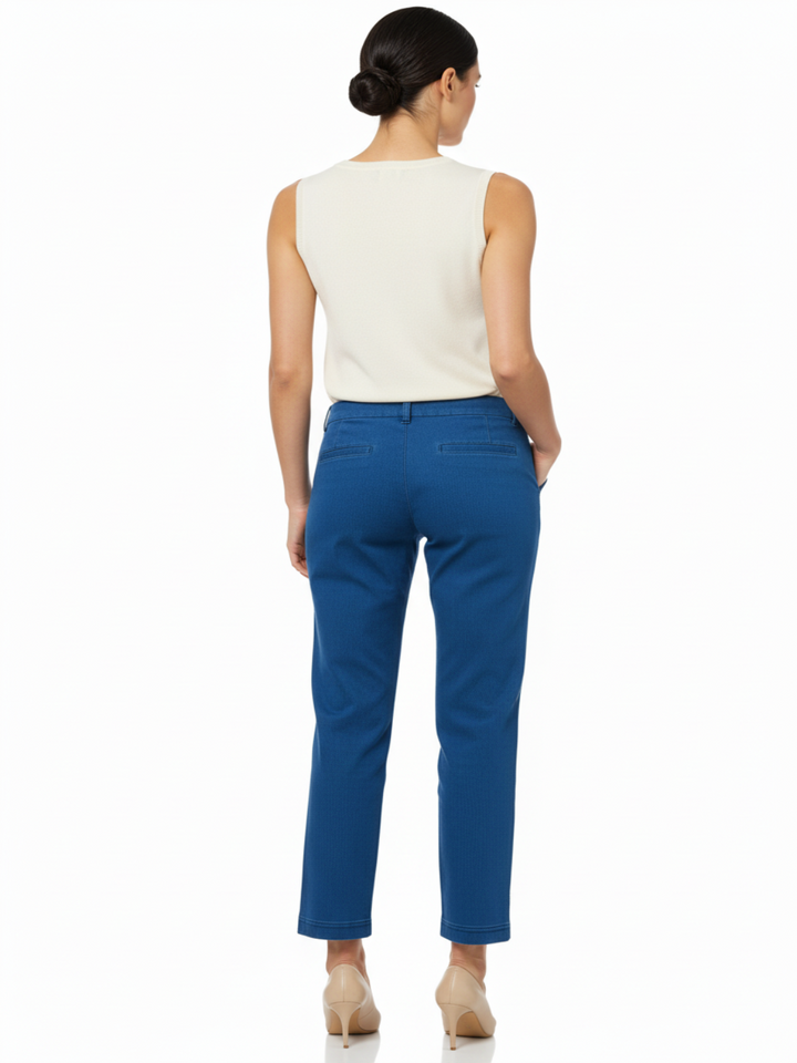 Robell Trousers In Blue 53534-Nicola Ross