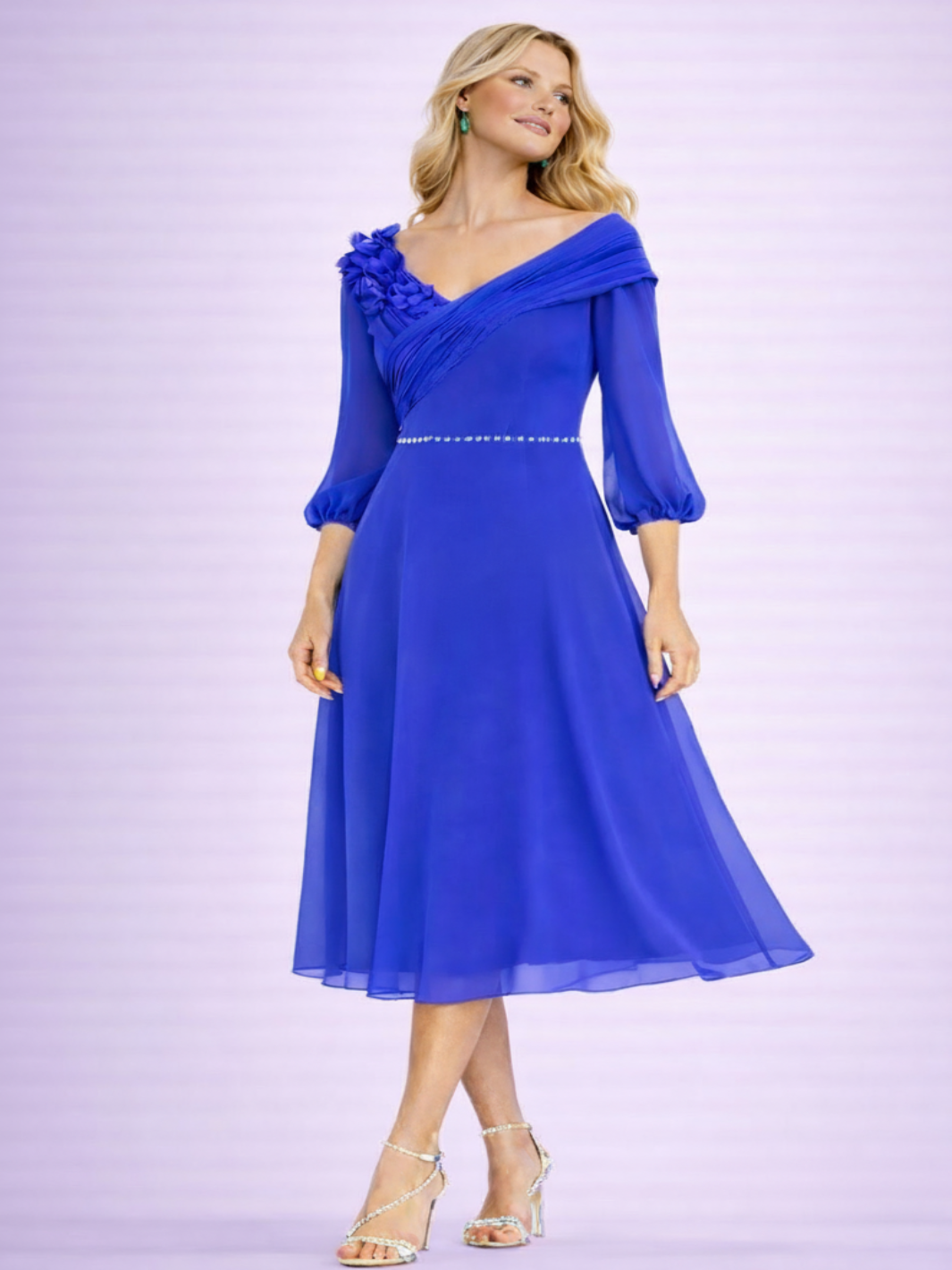 Seren Dress 2419 In Royal Sapphire- Mother of the Bride Summer 2026 Nicola Ross