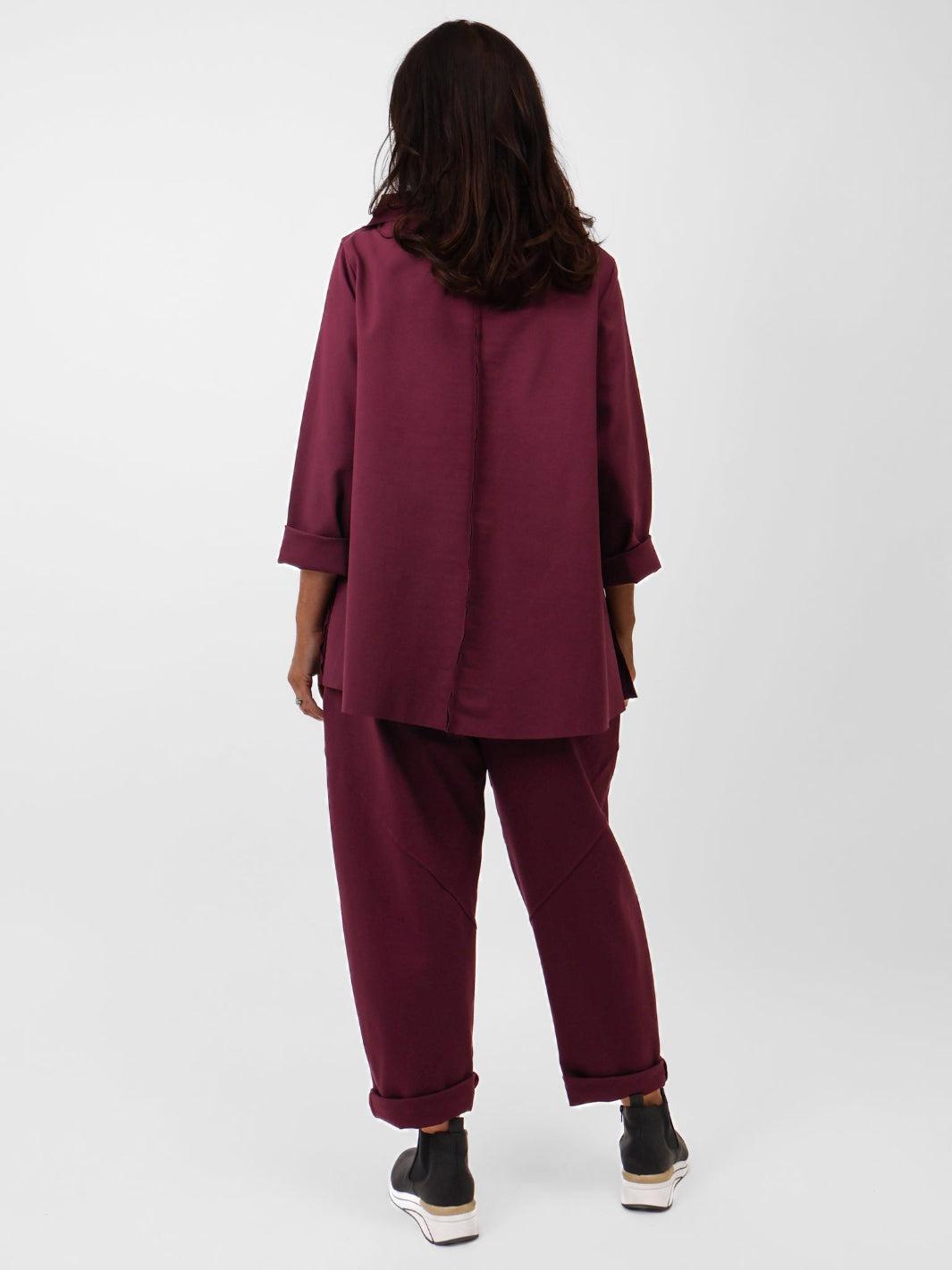 Terri Top In Plum-Nicola Ross