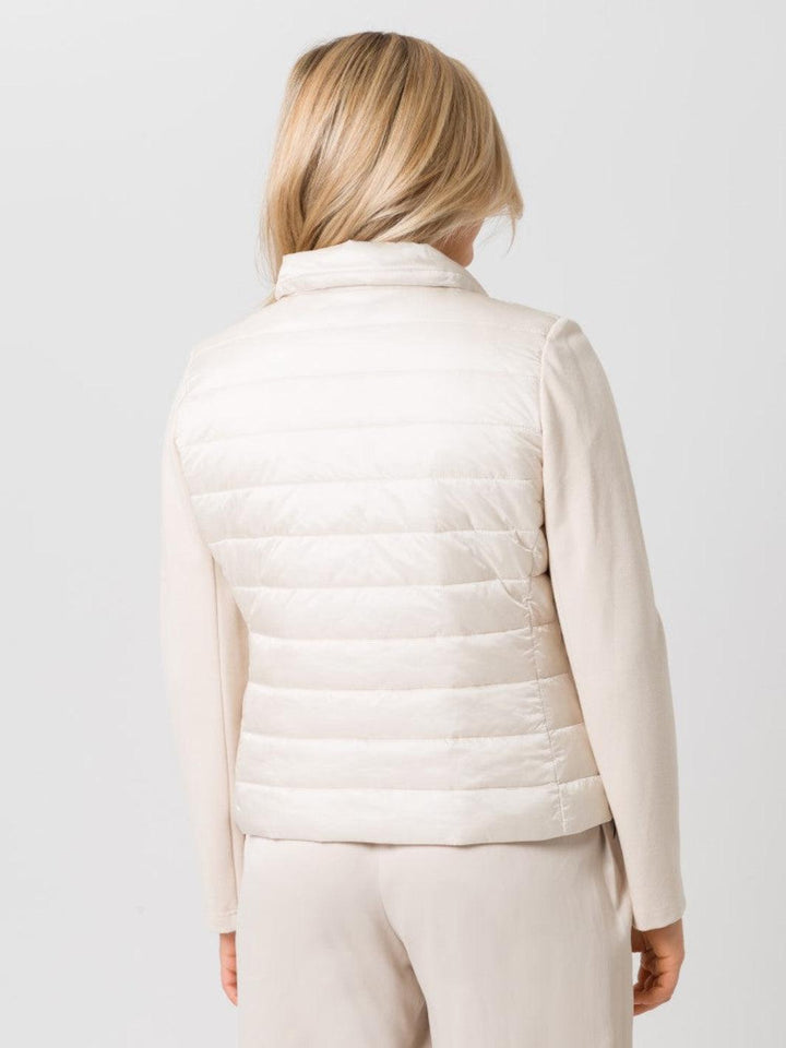 Tuzzi Ecru Long Sleeved Jacket In Sand - 411350-Nicola Ross