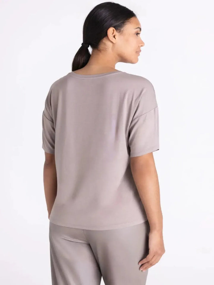 Tuzzi Embellished Leopard T-Shirt In Taupe 424454-Nicola Ross