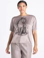 Tuzzi Embellished Leopard T-Shirt In Taupe 424454-Nicola Ross