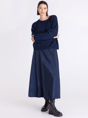 Tuzzi Relaxed Knit Jumper In Midnight Blue 425054-Nicola Ross